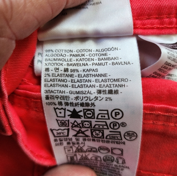 Levis Denim Shorts in Pink Ladies W28 - Picture 10 of 10